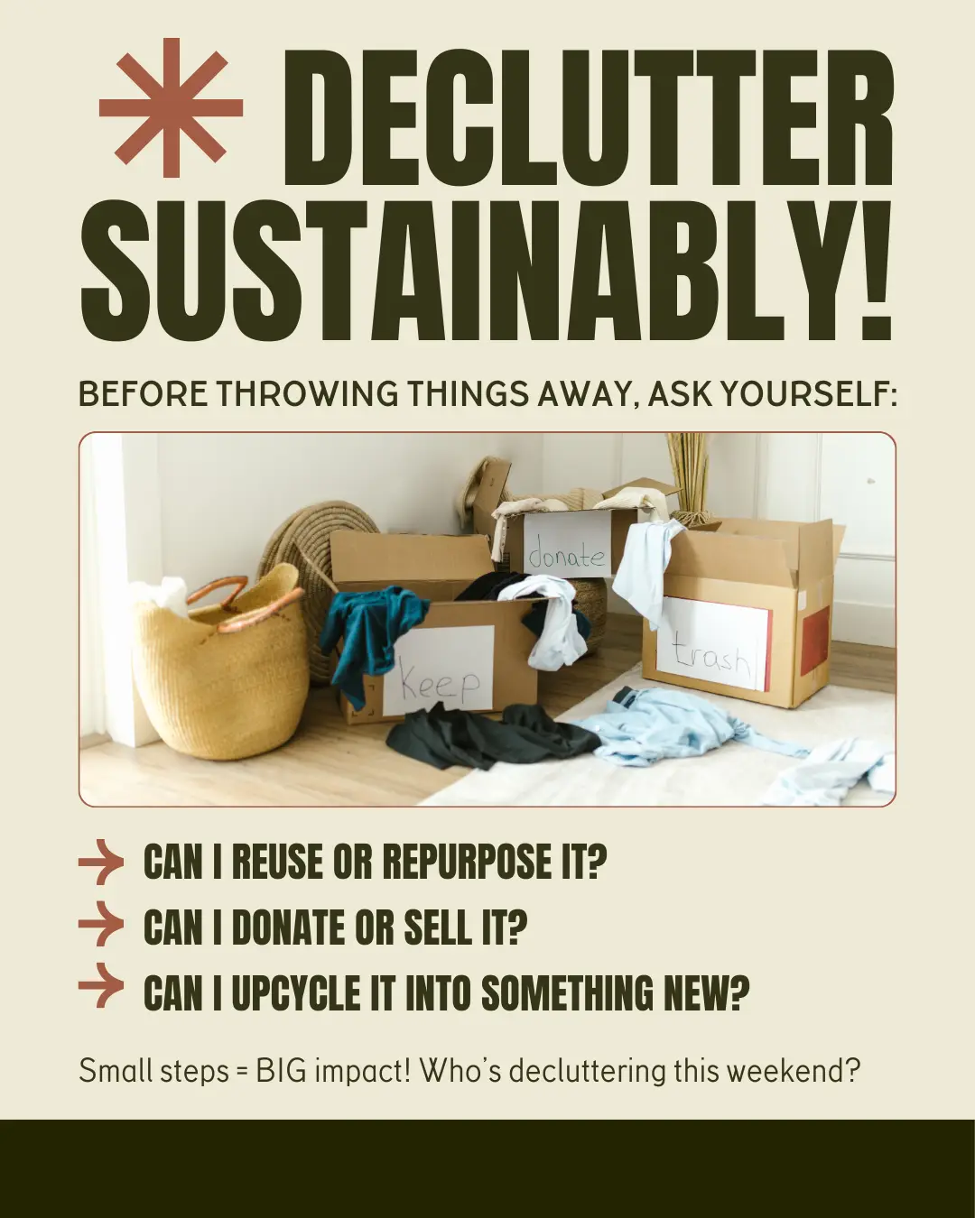 How To Declutter Sustainably